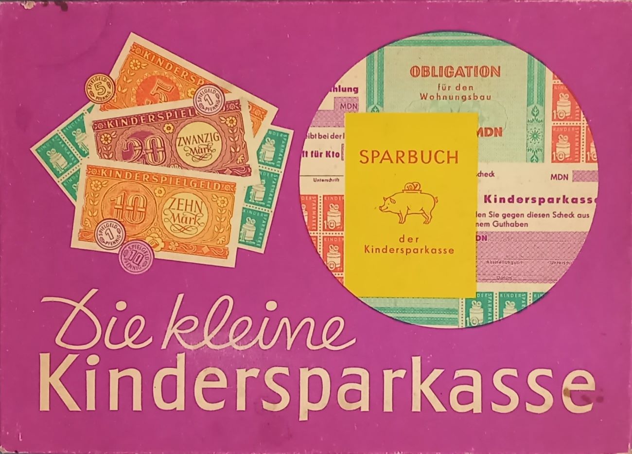 Spielkasten DDR "Die kleine Kindersparkasse"